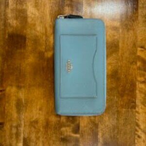 Coach Factory Light Aqua Wallet